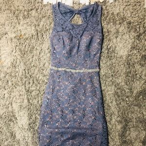 Sequin Bow Party Dress